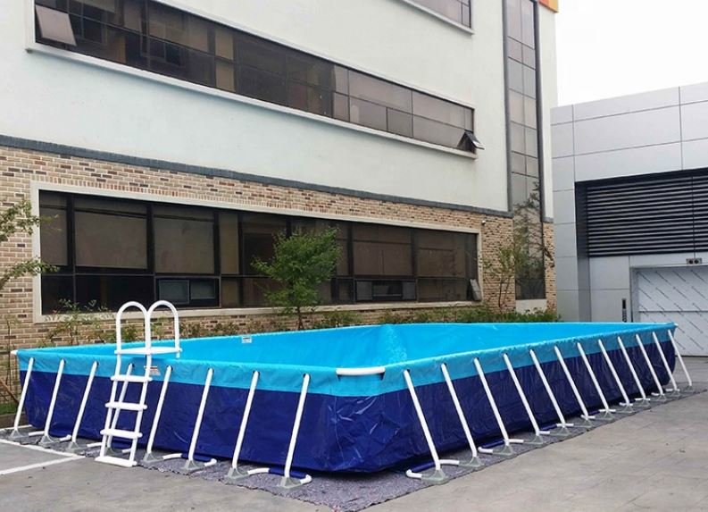 Сборный летний бассейн для мероприятий 8 x 5 x 1 метр (рис.4)